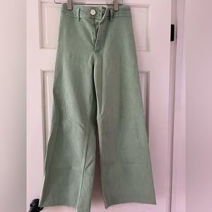 Zara wide leg crop Jean size 4